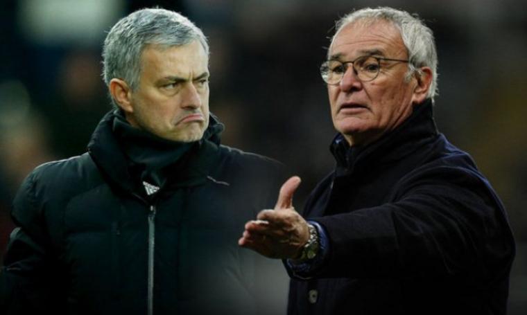 Jose Mourinho vs Claudio Ranieri. (Dok:net)