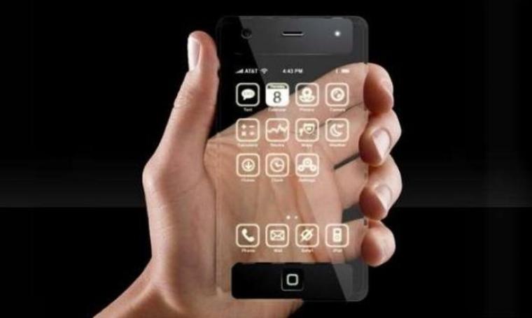 Ilustrasi iPhone berbalut kaca. (Dok: ratiophi)