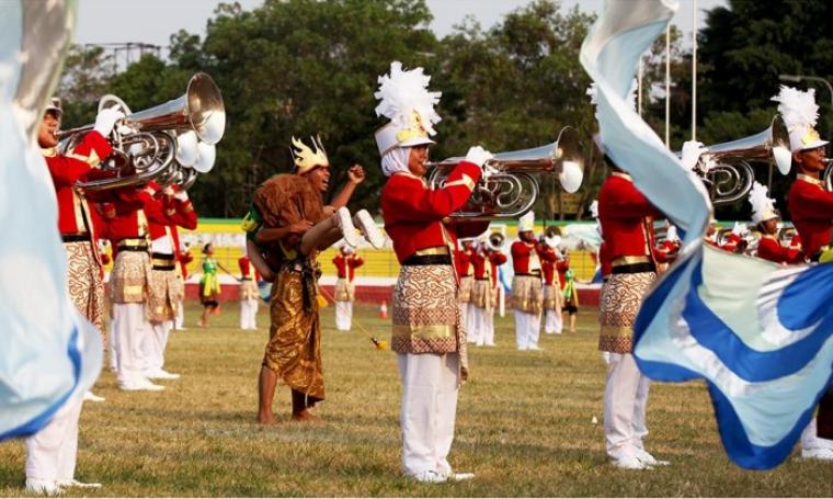 Gita Surosowan Banten Drum & Bugle Corps. (foto: net)