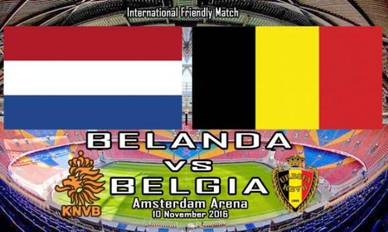 Laga persahabatan, Belanda vs Belgia. (Dok: bolabanget)