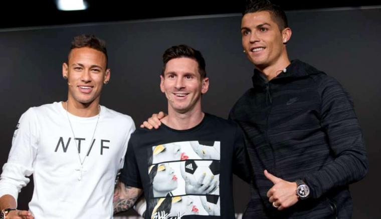 Neymar, Messi dan Ronaldo. (Dok: pulse)