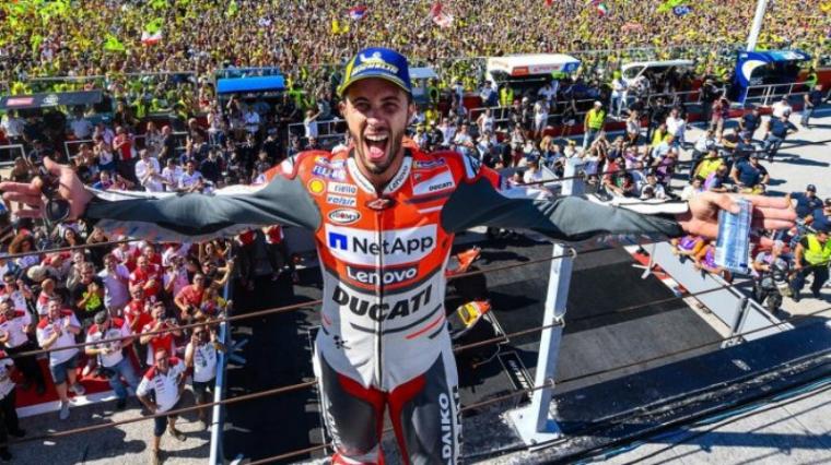 Juara MotoGP San Marino, Andrea Dovizioso. (Dok: Tribunnews)