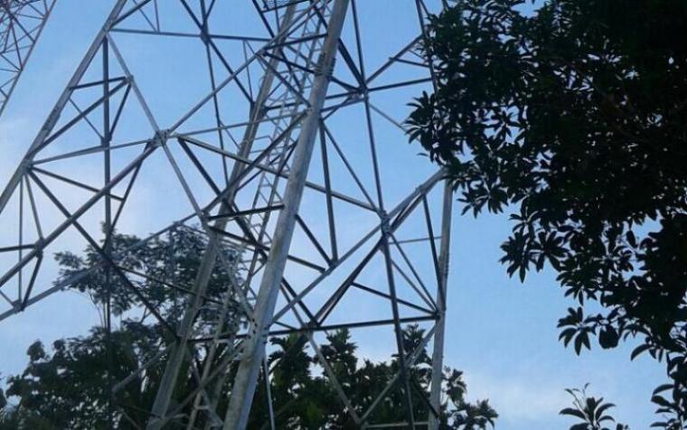 Lokasi tower BTS milik PT. IBS di Kampung Sukamulya, Desa Sukamanah, Malingping - Lebak. (Dok: TitikNOL)