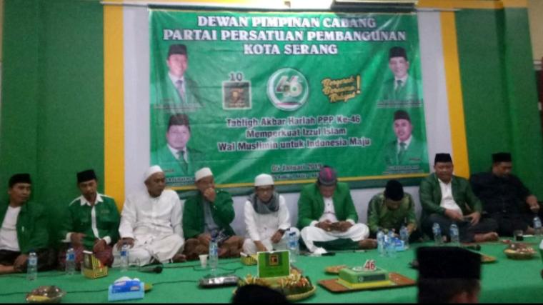 suasana harlah PPP di DPW Banten. (Foto: TitikNOL)