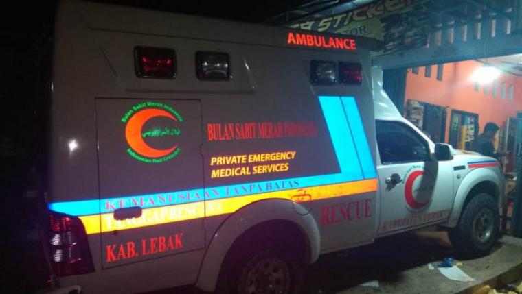 Ambulan BSMI Kabupaten Lebak. (Foto: TitikNOL)