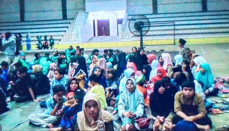 Gojek Banten saat Santuni 100 Anak Yatim di Gor Stadion Maulana Yusuf, Sabtu, (25/5/2019). (Foto: TitikNOL)