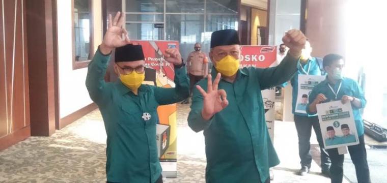 Pasangan calon Wali kota dan Wakil Wali kota Tangerang Selatan (Tangsel), Benyamin Davnie - Pilar Saga Ichsan. (Foto: TitikNOL)