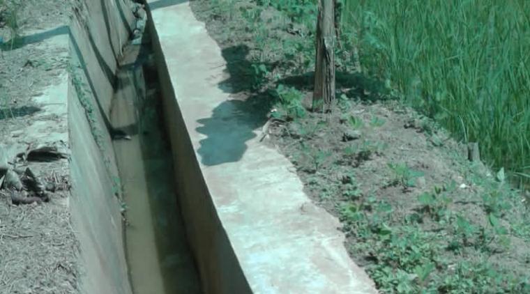 Salah satu proyek irigasi di Kabupaten Lebak. (Foto: TitikNOL)