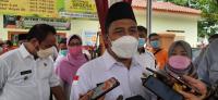 Wali Kota Serang Syafrudin dan Wakil Wali Kota Serang Subadri Ushuludin usai melakukan skrining kesehatan di RSUD Kota Serang, Kecamatan Cipocok Jaya, Kota Serang. (Foto: TitikNOL)
