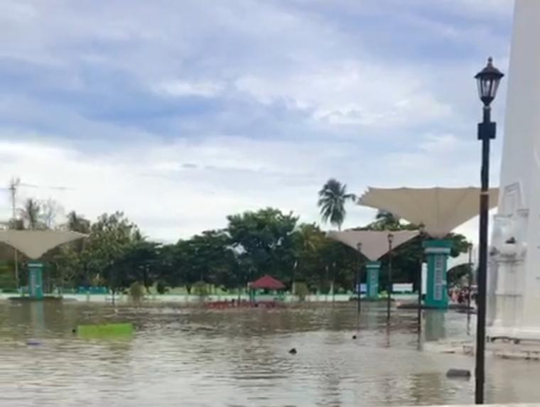 Kawasan Banten Lama saat terendam banjir (Foto: istimewa)