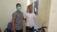 Salah satu pasangan bukan suami isteri yang berhasil diamankan di Hotel Teratai Rangkasbitung. (Foto: TitikNOL)