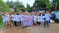 Bantuan Sosial Pangan (BSP) berupa Sembako Tahun 2020 di kecamatan Bayah. (Foto: TitikNOL)