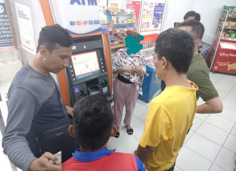 Lokasi pelaku ganjel ATM diamankan Polres Cilegon. (Foto: Istimewa).