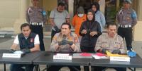 Pengurus DPD dan DPC Gerindra Banten saat jumpa pers dengan wartawan soal deklarasi mengusung Prabowo di Pilpres. (Foto: TitikNOL)
