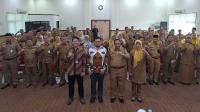 Suasana pelantikan kepala daerah di Pendopo Gubernur Banten, KP3B, Curug, Kota Serang.