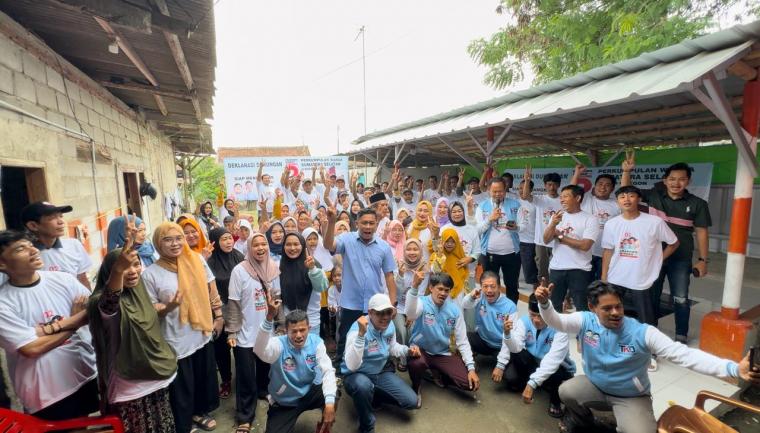 Deklarasi dukungan Perkumpulan Warga Sumatera Selatan Kepada Prabowo - Gibran. (Foto: TitikNOL)