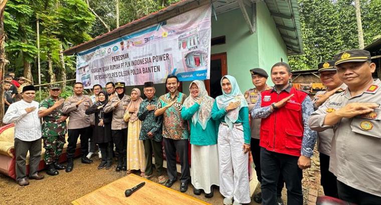 Peresmian bedah rumah oleh PT PLN Indonesia Power di Kabupaten Serang.(Dok: PT PLN Indonesia Power).