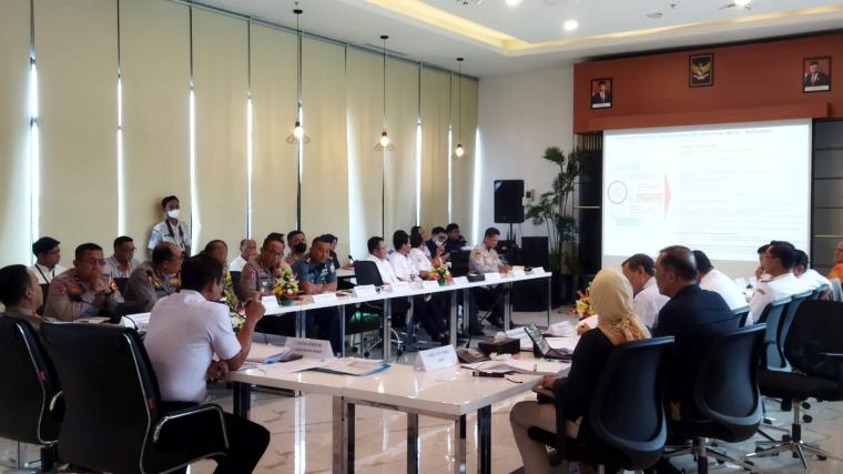 Kakorlantas Polri, Irjen Pol Aan Suhanan saat konferensi pers terkait persiapan mudik lebaran 2024. (Foto: TitikNOL)