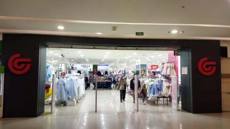 Matahari Department Store di Citimall terlihat sepi pengunjung. (Foto: TitikNOL)