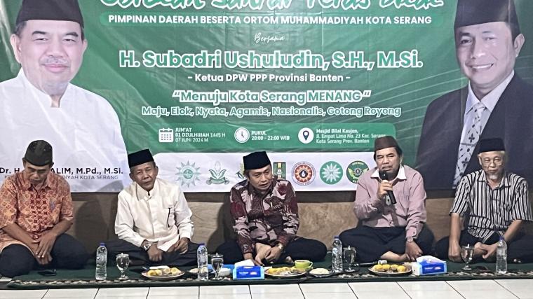 Diskusi bersama keluarga besar Muhammadiyah Kota Serang