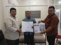 Ketua DPC PDIP Kota Serang saat diwawancarai