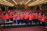 Suasana rapat pleno terbuka di Hotel Grand Krakatau. (Foto: TitikNOL)