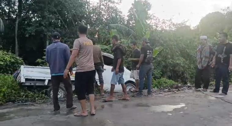 Mobil yang digunakan tersangka spesialis pembobol toko sembako. (Foto: TitikNOL)