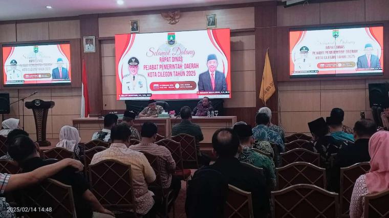 Suasana Rapat Dinas Pejabat Pemkot Cilegon. (Foto: TitikNOL)