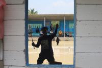 Hanah, salah satu orangtua siswa di SDN 2 Kota Serang. (Foto: TitikNOL)
