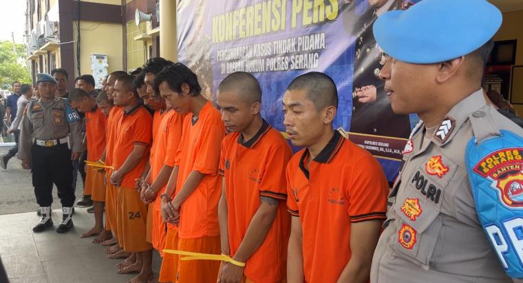 9 pelaku kejahatan ditangkap
