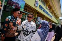 Para tersangka dihadirkan saat ekspose yang digelar Polres Serang Kota. (Foto: TitikNOL)