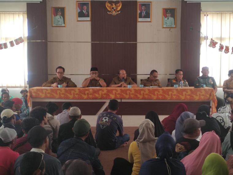DPUPR Kota Serang saat sosialisasi